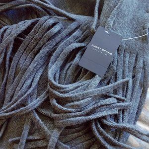 Lucky Charcoal Gray Comfy Scarf